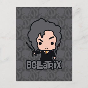 Carte Postale Art de personnage de dessin Bellatrix
