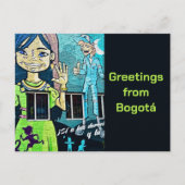 Carte Postale Art de rue de Bogota (Devant)