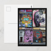 Carte Postale Art de rue de Gent, Belgique (Devant / Derrière)