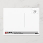 Carte Postale Art de rue Lady Lao Graffiti (Dos)