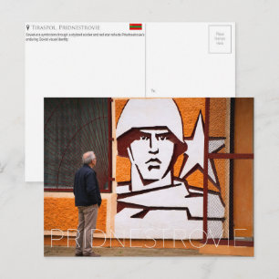 Carte Postale Art de rue, Tiraspol, Pridnestrovie Voyage