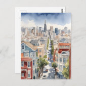 Carte Postale Art de San Francisco (Devant / Derrière)