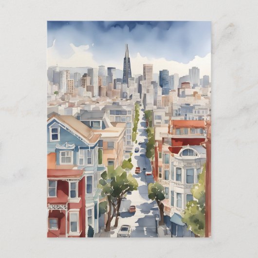 Carte Postale Art de San Francisco (Devant)