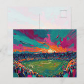 Carte Postale Art de Soccer (#1) (Devant / Derrière)