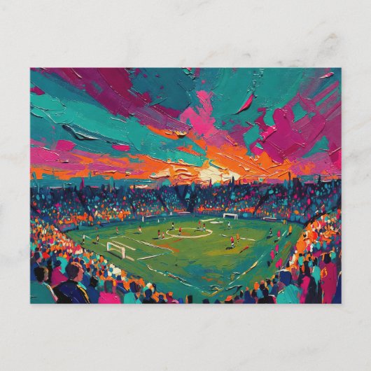 Carte Postale Art de Soccer (#1) (Devant)