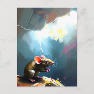 Carte Postale Art de souris