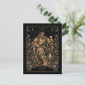 Carte Postale Art de tarot géant et étoilé (Debout devant)