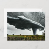 Carte Postale Art de tornade (Devant / Derrière)