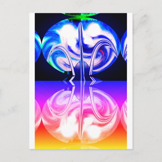 Carte Postale Art de vie extraterrestre (Devant)