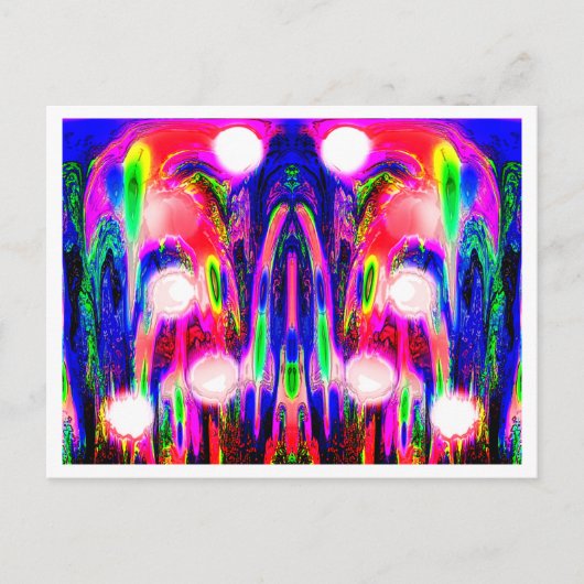 Carte Postale Art de vie plante Alien (Devant)