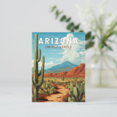 Carte Postale Art de voyage vintage Arizona (Debout devant)
