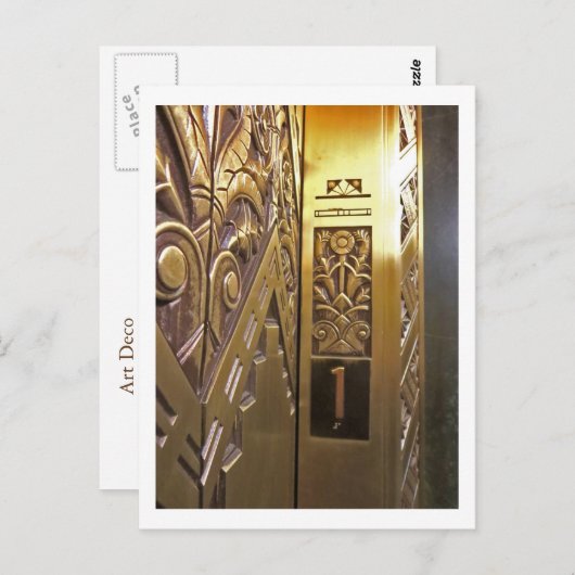 Carte postale Art déco 1 (Devant / Derrière)