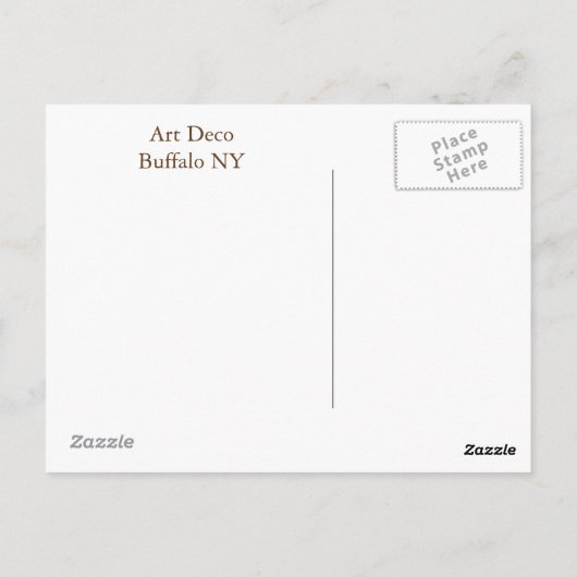 Carte postale Art déco 1 (Dos)