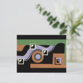 Carte Postale Art Déco Abstrait (72) (Debout devant)