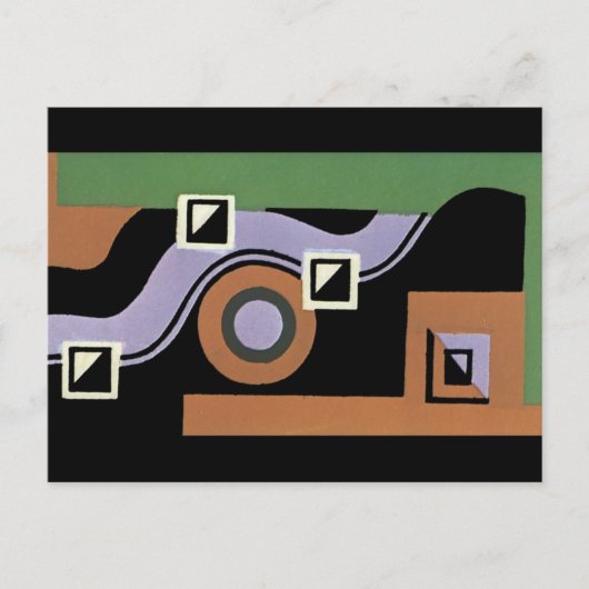 Carte Postale Art Déco Abstrait (72) (Devant)