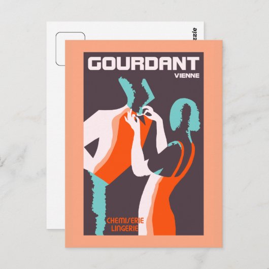 Carte Postale Art déco Art déco (Devant / Derrière)