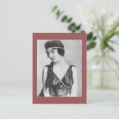 Carte Postale Art déco, beauté de Nouveau d'art, aileron inspiré (Debout devant)