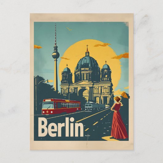 Carte postale Art déco de Berlin (Devant)