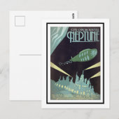 Carte postale - Art Déco Découvrez Neptune (Devant / Derrière)