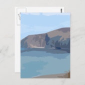 Carte postale Art déco Exmoor (Devant / Derrière)