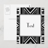 Carte Postale Art Déco Geo (Devant / Derrière)