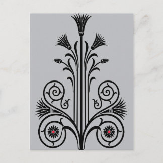 Carte Postale Art Déco Lotus (égyptien)