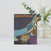 Carte Postale Art Déco Mavis Parfum Publicité (Debout devant)