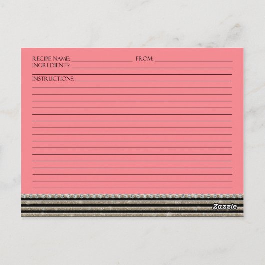 Carte Postale Art Déco Moderne Horizontale Parties scintillant e (Dos)