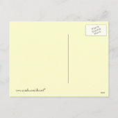 Carte postale Art Déco Noir et Or Nouvel An (Dos)