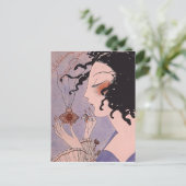 Carte postale Art Déco Parfum Français (Debout devant)