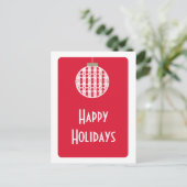 Carte postale Art Déco, Rouge Clair (Debout devant)