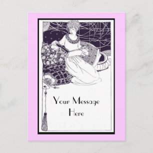 Carte postale Art déco vintage