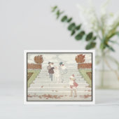 Carte Postale Art Déco Windy Day par H. Willebeek Le Mair (Debout devant)