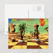 Carte Postale Art des échecs, règles des échecs, ouvertures des  (Devant / Derrière)