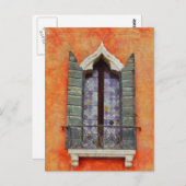 Carte Postale Art des fenêtres Renaissance (Devant / Derrière)