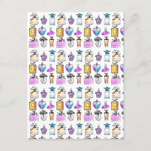 Carte Postale Art des parfums (Devant)