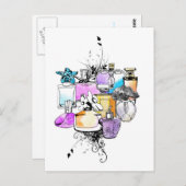 Carte Postale Art des parfums (Devant / Derrière)