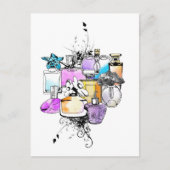 Carte Postale Art des parfums (Devant)