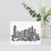 Carte Postale Art d'horizon d'Atlanta la Géorgie (Debout devant)