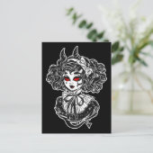 Carte Postale Art d'illustration de sorcière Salem (Debout devant)