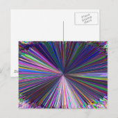 Carte Postale Art dimensionnel 3D Abstrait (Devant / Derrière)