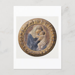 CARTE POSTALE ART : DONATELLO : MADONNA DEI PAZZI