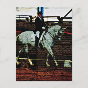 Carte Postale Art Dressage