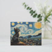 Carte Postale Art du chat (Debout devant)