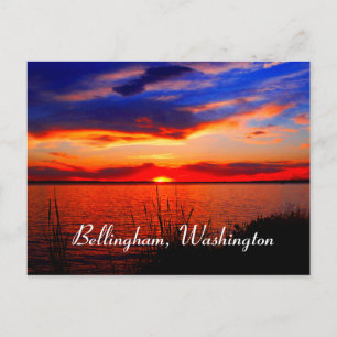 Carte Postale Art du coucher du soleil