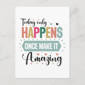 Carte Postale Art du jour extraordinaire inspiré (Devant)