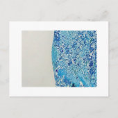 Carte Postale Art du marbre bleu (Devant)