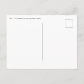 Carte Postale Art du nid de la faune (Dos)