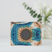 Carte Postale Art du Sud-Ouest Soleil Or Turquoise (Debout devant)