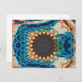 Carte Postale Art du Sud-Ouest Soleil Or Turquoise (Devant / Derrière)